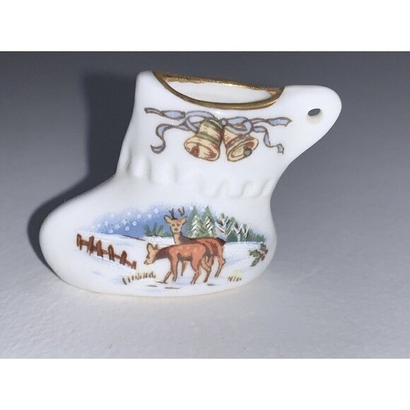 Eleven Coalport Miniature Christmas Ornaments Bone China England My Collection - Picture 12 of 16